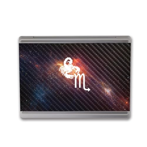 Image of MightySkins Carbon Fiber Skin Compatible with Microsoft Surface Laptop Go 3 (2023) Full Wrap Kit - Scorpio | Protective, Durable Textured Carbon Fiber Finish | Made in The USA