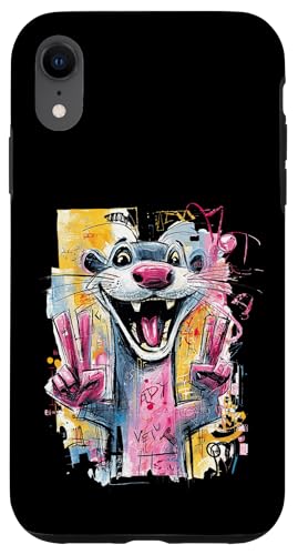 Funny Mouse �_�u���s�[�X �O���t�B�e�B �|�b�v �L�����N�^�[ �O���t�B�b�N �X�}�z�P�[�X iPhone XR �p