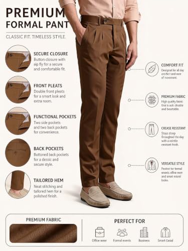 Image of Trouser for Men | Casual Pants | Formal Trouser (PREMIUM-TR-01-04)