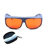 Gafas de protección para rayos láser púrpura de 405 nm y 445 nm/450 nm/473 nm y láser verde de 520 nm/532 nm