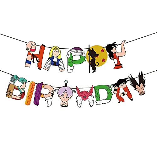 Dragon Ball Party Banner, Dragon Ball Z Party Decorations, Dragon Ball Wukong Party Children's Party supplies