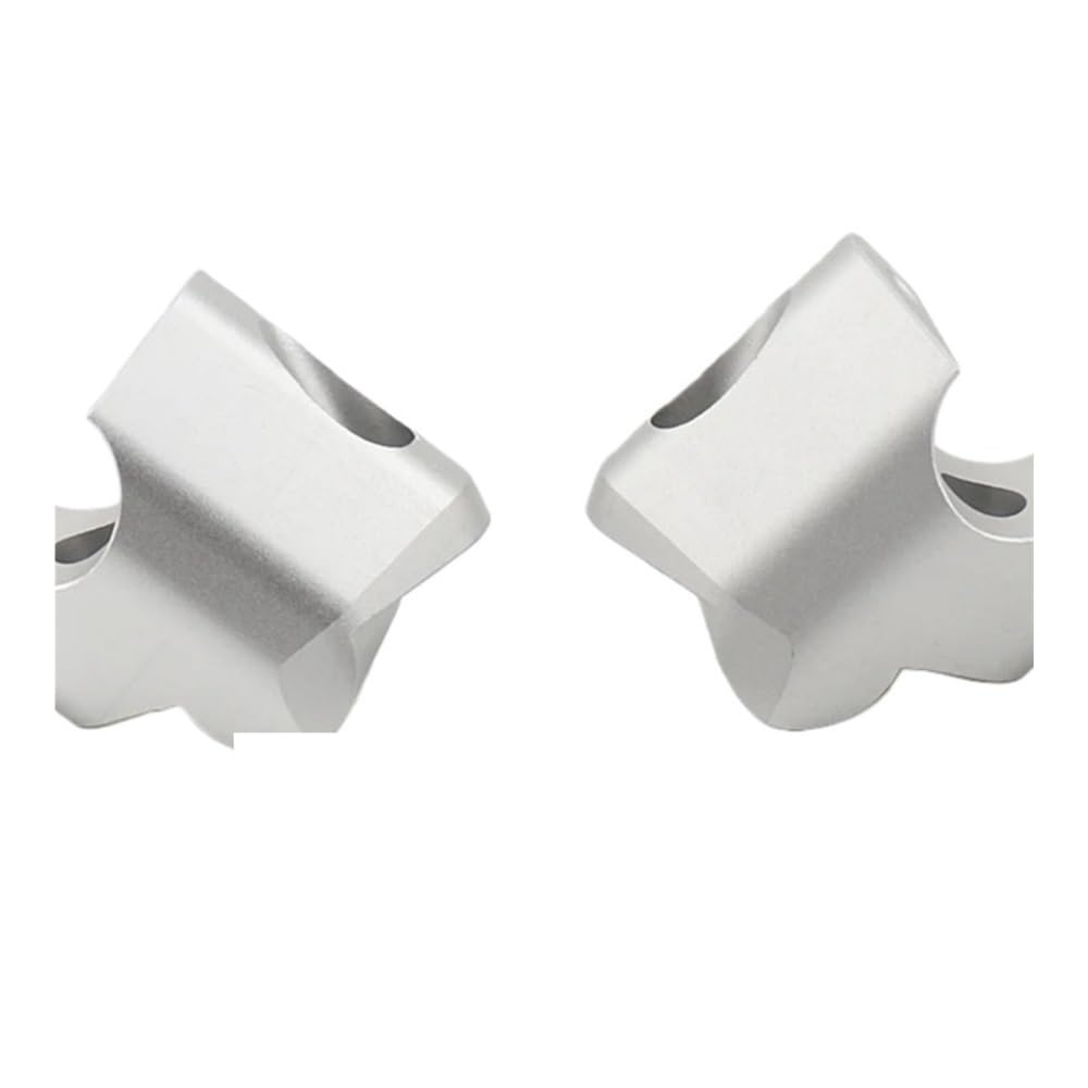 Evita dolor de espalda con el elevador manillar para Multistrada V4 kit de soporte plateado 8