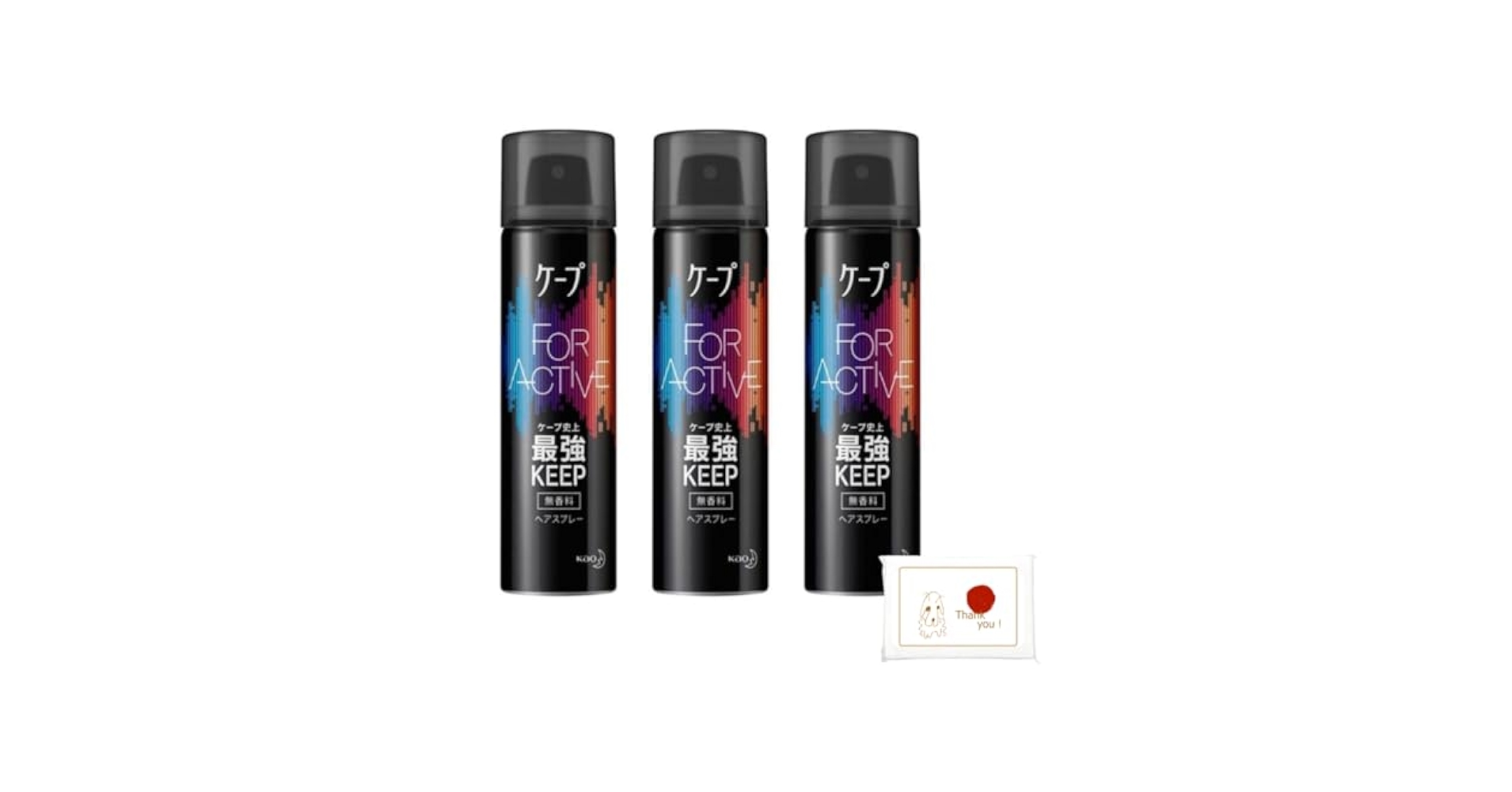 Amazon | ケ ー プ 黒 ミニ 3 本 ヘアスプレー 携帯 ミニサイズ
