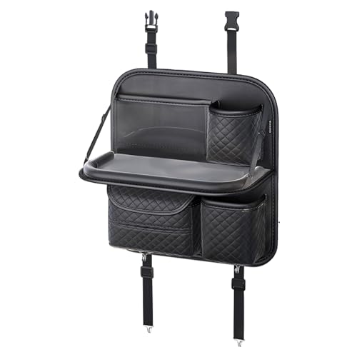 SportySizz Car Backseat Organizer with Foldable Table...