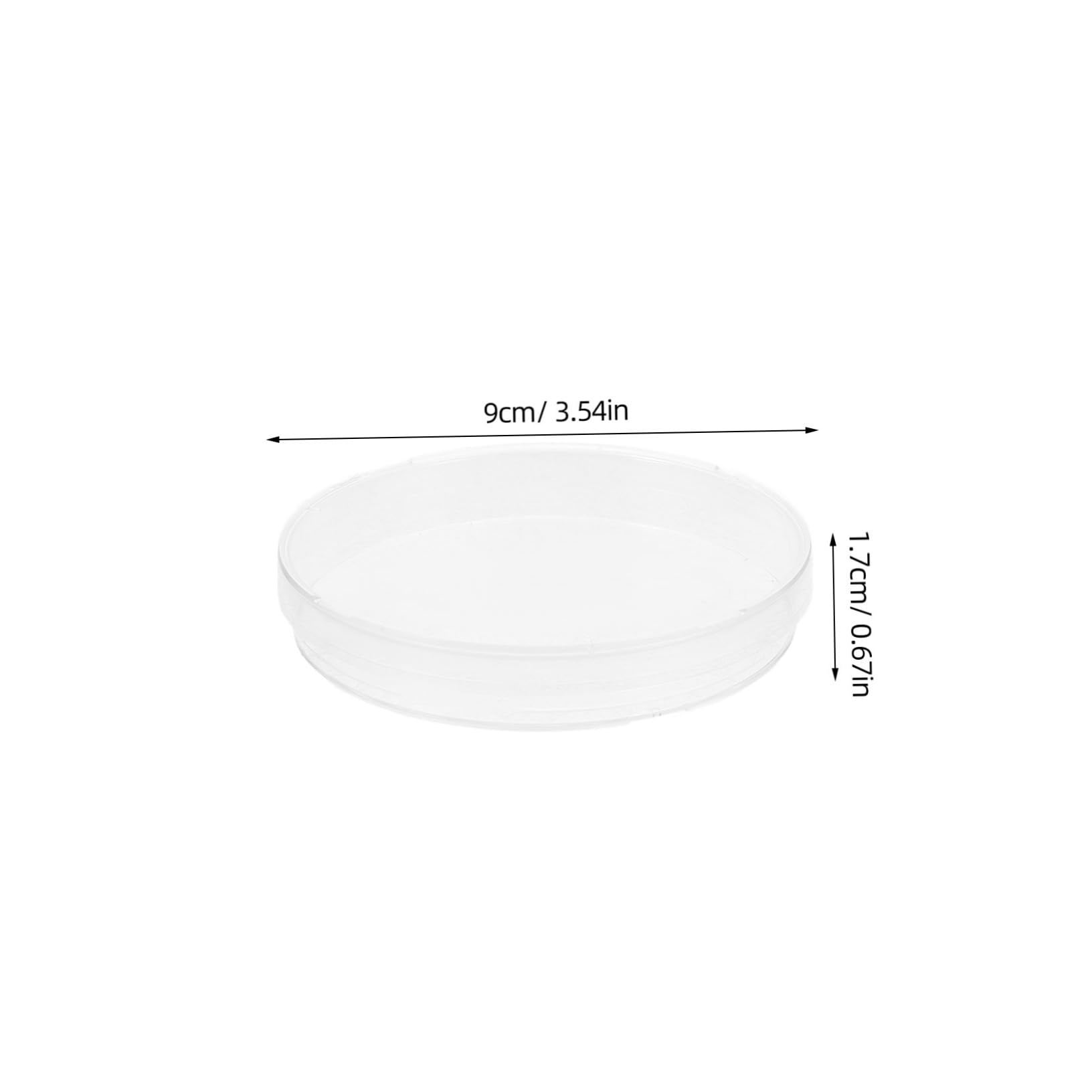 Ciieeo 20pcs Petri Dishes Lids 90mm Lab Equipment for Cell Culture Biology Research