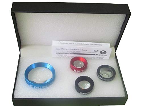 Kashsurg 78D+90D+20D + 3 Mirror Gonioscope Aspheric Non Contact Lens For Ophthalmology #TOP13