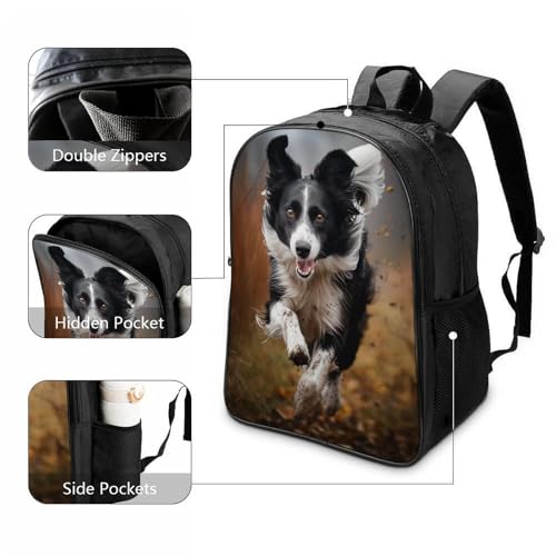 Solución escolar: Border Collie mochilas impermeables para niños 3