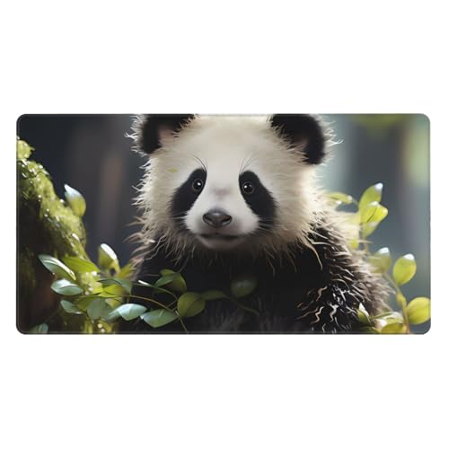 Tapis de souris Panda Cubs in The Forest tapis de bureau de haute précision et durable
