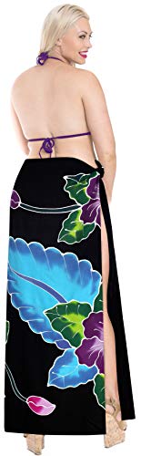 LA LEELA Women's Cover up Sarong Wrap Swimwear Wraps3