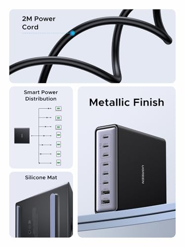 UGREEN Nexode 200W 8-Port Desktop Charging Station — view 8