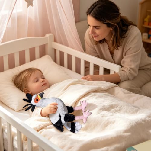 Ave de peluche para decoración de sofá en el salón familiar 2