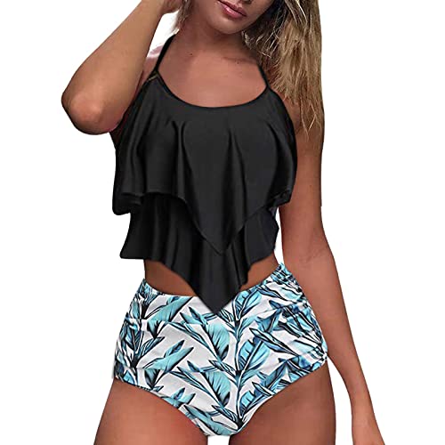 Short de bain pour femme grande taille anti-frottement avec ensemble tankini blanc XXL