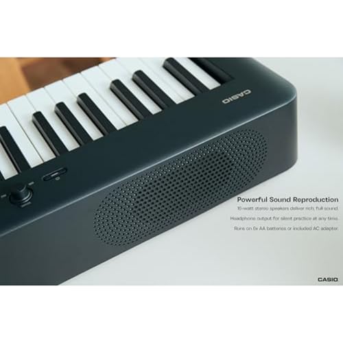 Image of Casio CDP-S160 - 88-Key Weighted Digital Piano with Scaled Hammer Action Keyboard | Duet Mode for Students | Realistic Feel, Slim & Portable | Built-In Tones, Effects, USB-MIDI, Speakers | Black | Duet Mode, 10 Tones Incl. Stereo Grand, 16W Speakers, USB-Midi, Battery, 23.1 Lb