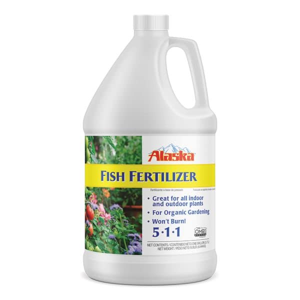 Alaska Fish Emulsion Fertilizer All Purpose 5-1-1 1 gal