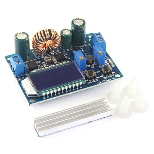 Image of DC-DC Buck Boost Converter Module 5.5-30V 12v to 0.5-30V 5v 24v Adjustable Step Down Up Voltage Regulator Constant Current Voltage 3A 35W Power Supply with LCD Display