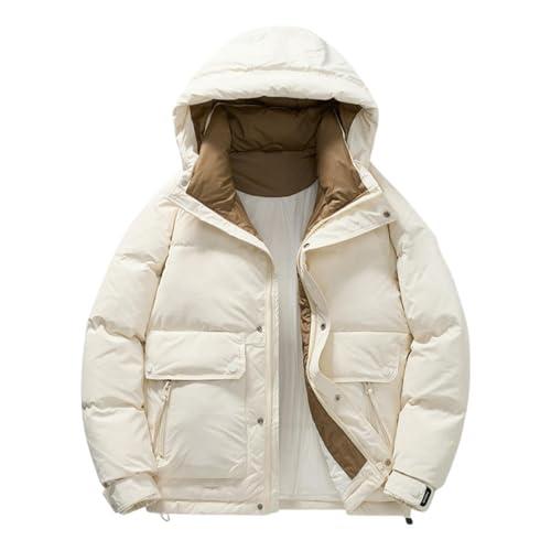 Doudoune d'hiver anti-froid veste homme épaisse fin des frissons manteau matelassé