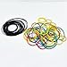 70PCS Pulley Belts Engine Drive Belt Rubber Transmission Belt for RC Car Robot DIY Model Toy Accessories (70PCS Mix Color)