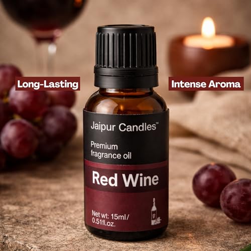 Image of Fragrance Oil | 15 ml | Aroma Oil for Home Fragrance | Best for Aromatherapy | Use in Diffusers, Candles, Air Fresheners (15ML, Red Wine)