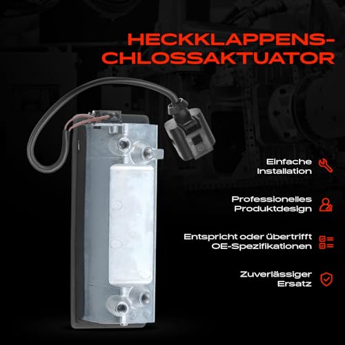 Frankberg Heckklappenschloss Kompatibel mit B.o.r.a 1J2 1998-2013 B.o.r.a Variant 1J6 1999-2005 Golf IV Variant 1J5 1999-2006 T.o.u.a.r.e.g 7L6 7L7 7LA 2002-2010