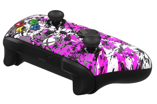 Image of Custom Controllerzz Wireless Controller for Microsoft Xbox Series X /S & Xbox One - Custom Soft Touch Feel - Custom Series X /S Controller (X /S Shadow Bloom)