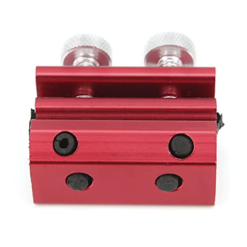 Schmiermittelwerkzeug, Dual Cable Oiler Luber Lubricator Tool Aluminiumzubehör Gummimodifikation Für ATV-Tool(rot)