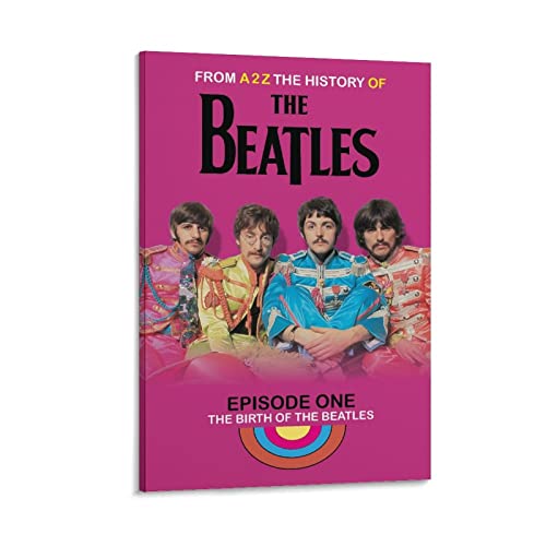 Poster décoratif sur toile Beatles Musique – Impression sur toile – Décoration murale moderne pour chambre à coucher… - Les Beatles, Paul McCartney, John Lennon, RIngo Starr, George Harrison Poster décoratif sur toile Beatles Musique - Impression sur toile - Décoration murale moderne pour chambre à coucher…