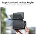 Camera Cage for DJI Action 5 Pro, for DJI Osmo Action 4 Case, Camera Protective Housing Frame Cage with Sun Hood Screen Protector Cover for DJI Action 5 Pro Accessories