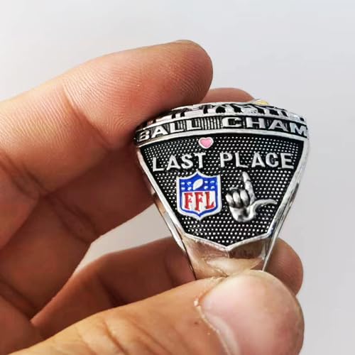 Fantasy Football Loser Ring Last Place Championship Ring Toilet Bowl2
