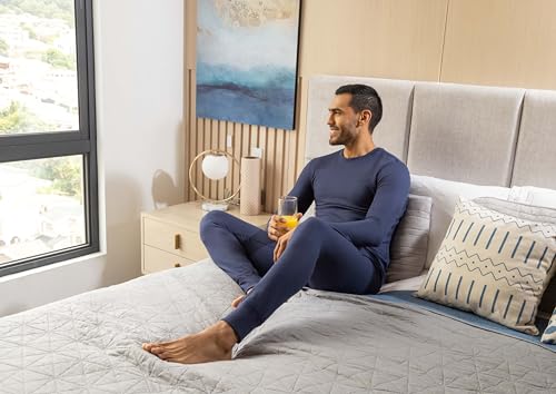Image of Fruit of the Loom Men's Recycled Waffle Thermal Underwear Set (Top and Bottom)