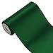 LaRibbons 4 inch Wide Solid Color Double Face Satin Ribbon Great for Chair Sash- 5 Yard/Spool (Green)