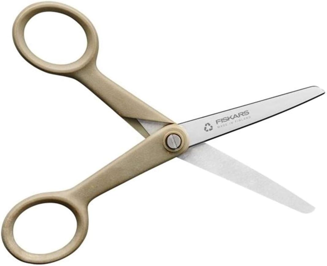 Fiskars Renew 1062546 Hobby Scissors, Length: 13 cm, Recycled Stainless Steel/Plastic, Made from 100% Recyclable Materials