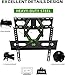 USX MOUNT TV Wall Mount for 32-74 inch Flat Screen/LED/4K up to 110lbs, Full Motion TV Mount Bracket with Swivel & Tilt Articulating Dual Arms, Max VESA 400x400mm, Fits 12/16