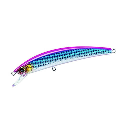 Yo-Zuri Crystal Minnow Suspending Lure, Holographic Pink, 5-1/4-Inch