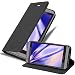 Produktbild Cadorabo Hülle für HTC Desire 530/630 in Nacht SCHWARZ - Handyhülle mit Magnetverschluss, Standfunktion und Kartenfach - Case Cover Schutzhülle Etui Tasche Book Klapp Style