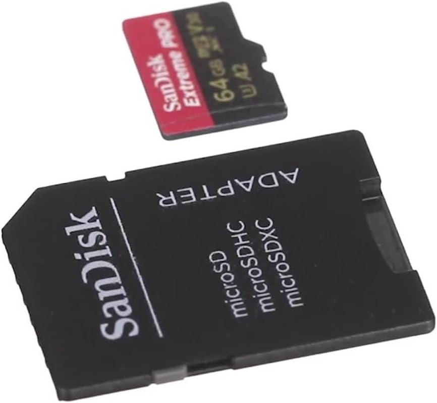 SanDisk Extreme Pro 128GB microSDXC Memory Card + SD Adapter with A2 App Performance + Rescue Pro Deluxe 170MB/s Class 10, UHS-I, U3, V30