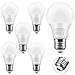 KYOTECH E27 LED Lampe Kaltweiß 9W Ersetzt 75W 780LM 6500K Led Leuchtmittel 220° Abstrahlwinkel Glühbirne A60 Leuchtmittel Energiesparlampe Led Birne Flimmerfreies und Geräuschlose 6er Set