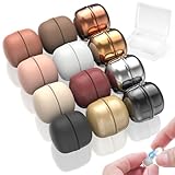 DJKYT 12 Pcs Hijab Magnets Strong Hijab Pins for Women, Multi-Use Pinless Magnetic Pins Headscarf Clips for Scarves Dress