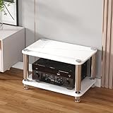 【Einfach zu montieren】 Dieses Audio-Rack verfügt über ein geradliniges Design für eine schnelle Montage, wodurch es ideal für vielbeschäftigte Audiophile ist. Mit klaren Anweisungen (evtl. nicht in deutscher Sprache), können Sie es in wenigen Minuten einrichten. Genießen Sie eine nette Aufbewahrung für Ihre Audio-Ausrüstung und verschönern Sie gleichzeitig Ihren Wohnraum mit diesem stilvollen und funktionalen Audioschrank. Perfekt für Heimkinos und Soundsysteme.