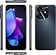 Tecno Mobile Spark 10 Smartphone (Android, Dual SIM, 1612 x 720 HD+ Display, 4GB RAM, 128GB Speicher, Octa-Core, 50MP Dual-Kamera) Meta Black