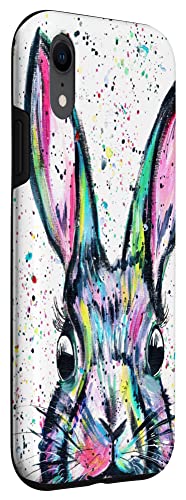 Iphone Xr Bunny Face Floral Case Cute Happy Easter Day Case #TOP2