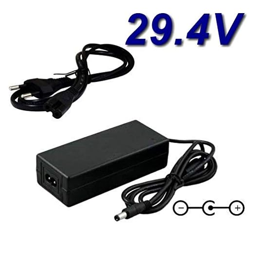Toppladdare x strömadapterladdare 29,4 V 2 000 mA för batteriladdare för elcykel E-Bike 7-serien Li-ion-batteri litium CE-certifieringsanslutning: 5,5 mm x 2,5 mm