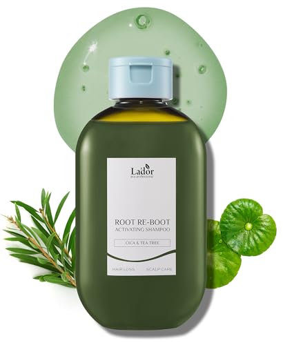 Best Shampoo for Hair Loss Boots: Grow Thicker Hair 12 LADOR Root Re-boot Refreshing Hair Loss Relief Shampoo Activating w/Centella Asiatica & Tea Tree, Biotin - Shine, Deep Cleansing for Very Oily Scalp, Korean Haircare 10oz