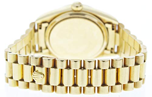 Rolex Mens 18k Yellow Gold President Watch Tapestry Dial Model 18038 (Preowned)3