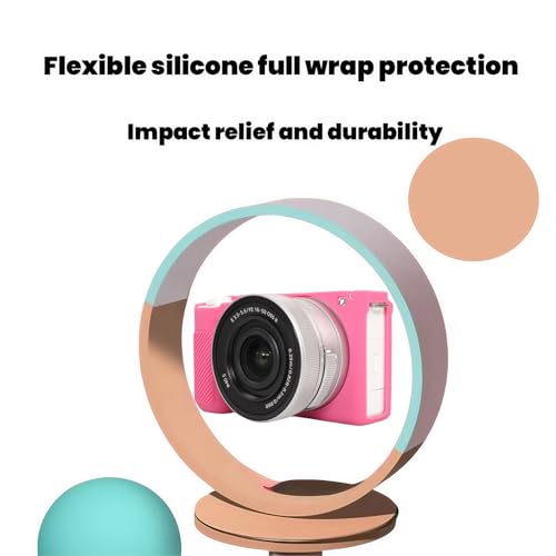 Funda Silicona para Cámara Sony ZV-E10 II Color Melocotón miniatura 7