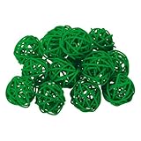 Les boules décoratives en rotin en osier sont utilisées pour les tentures murales, les centres de table, les remplissages de vases, les fournitures d'artisanat, les mariages, les décorations de fête et de maison, les arrangements floraux, les accessoires d'aromathérapie, les décorations de lampe, les décorations d'arbre, les décorations de plafond, les décorations de couronne. Convient pour les projets d'artisanat de bricolage, les décorations murales de restaurant, les décorations de terrasse, les décorations de jardin, les décorations murales, etc.