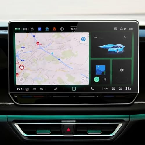 Protection d'écran en verre trempé VW Tiguan GPS LCD 15 pouces vitre