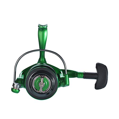 Roue de pêche métallique rouge moulé pour matériel de lancer - 6