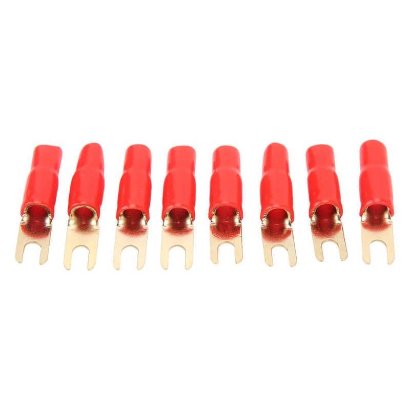 Electrical Crimp Terminals Fork Spade Wire Connectors with Heat Shrink Tube for Auto Home Industry