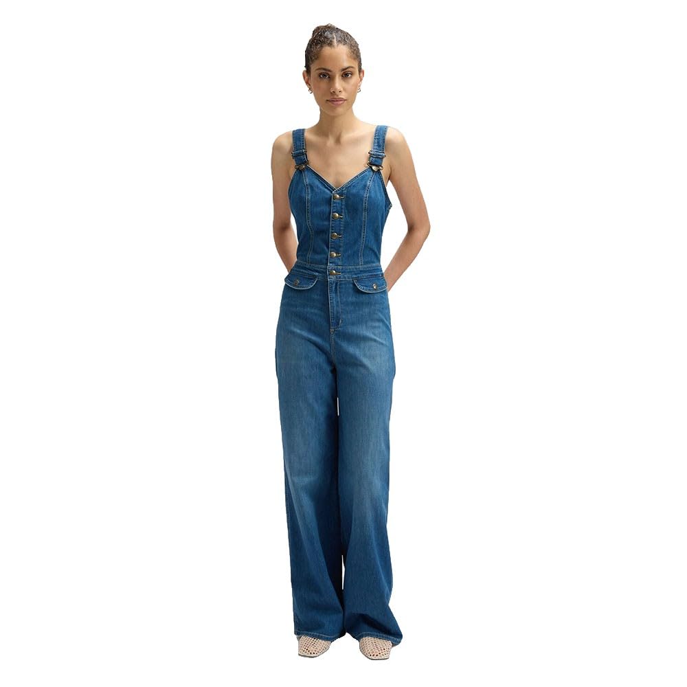 Lee Damen Cut Out Jumpsuit Overall (1er Pack)