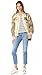 Alpha Industries Men's Tiger Souvenir Flight Jacket, Vintage White/Sand/Mauve, L